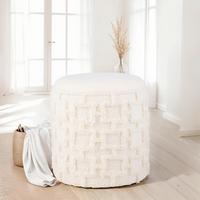 HOCKER WL7.418 - Creme, Basics, Textil (40/45cm) - Livetastic