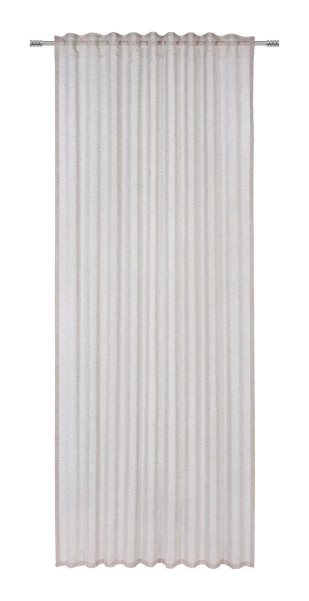 ZASŁONA GOTOWA PERAU - taupe, Konventionell, tkanina (140/245cm) - Esposa
