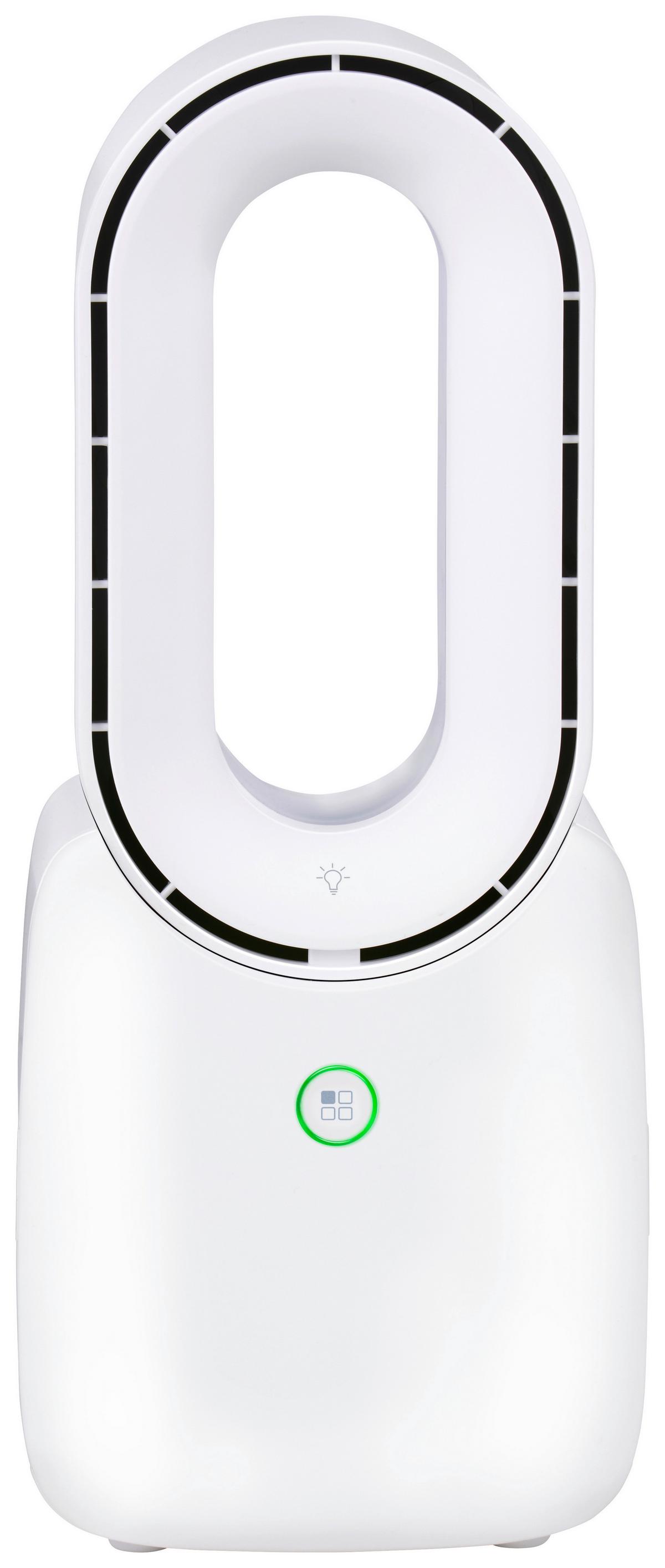 Tischventilator Lifetime Air Weiß - Weiß, MODERN, Kunststoff/Metall (12,4/9/30cm)