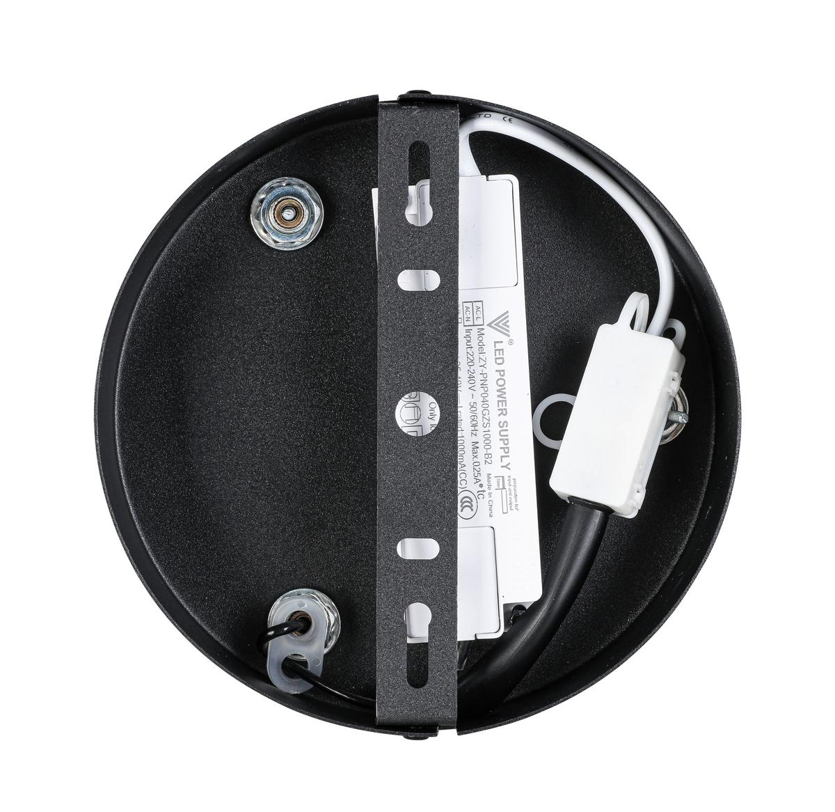 Lampă suspendată cu LED Mofer - negru, Modern, plastic/metal (50/120cm) - Premium Living