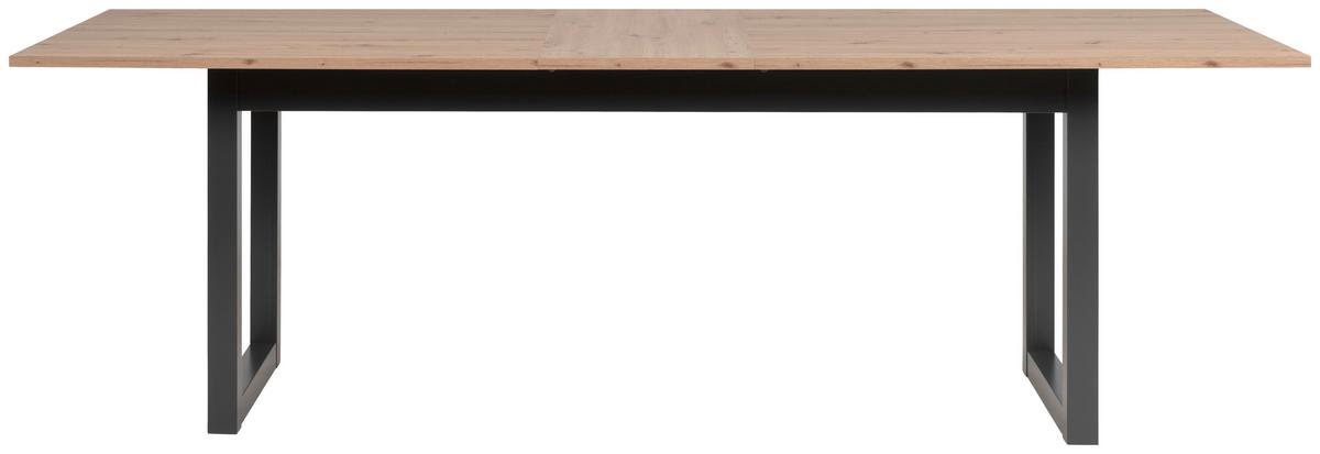 STÓŁ DO JADALNI DENVER 80C - antracytowy/dąb artisan, Basics, materiał drewnopochodny (200/90/75cm) - MID.YOU