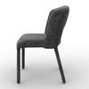 CHAISE ANEA - gris foncé, MODERN, métal/textile (52/79/55,5cm) - Bessagi Home
