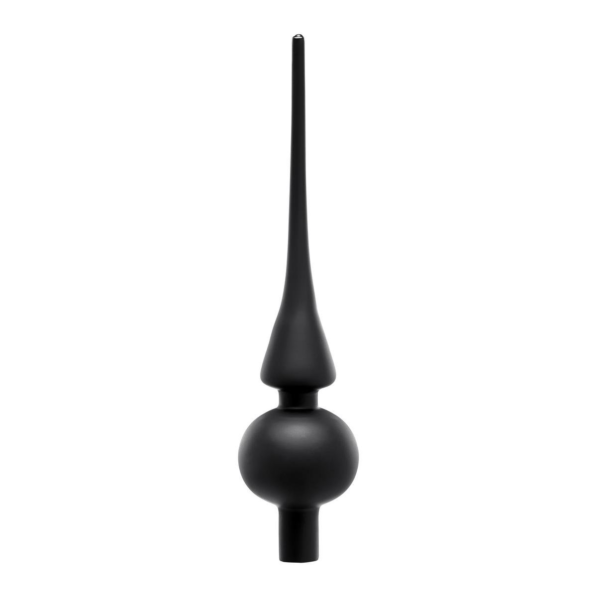 Karácsonyfacsúcsdísz Luna - világos rózsaszín/piros, Konventionell, Üveg (6,6/25,5cm) - Mömax
