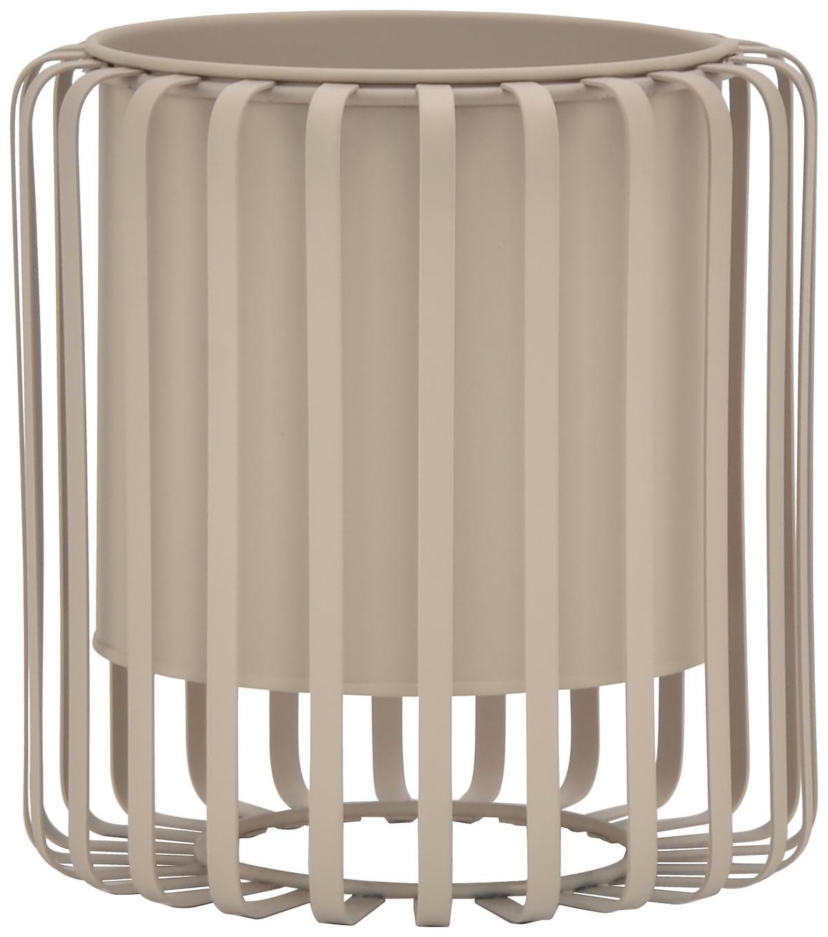 PFLANZTOPF RIO - Beige, Metall (19,5/20,3cm) - Mömax