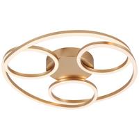 Stropna Led-svetilka Rundim - barve šampanjca, Moderno, kovina/umetna masa (51/8cm) - Mömax