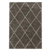 Hochflorteppich Alvor Taupe ca. 240x340cm - Taupe, Design, Textil (240/340cm)