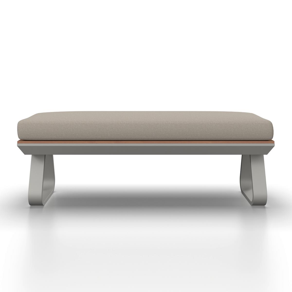 DINING-LOUNGESET EMMA - Creme/Hellgrau, Modern, Holz/Textil (248/318cm) - Bessagi Garden