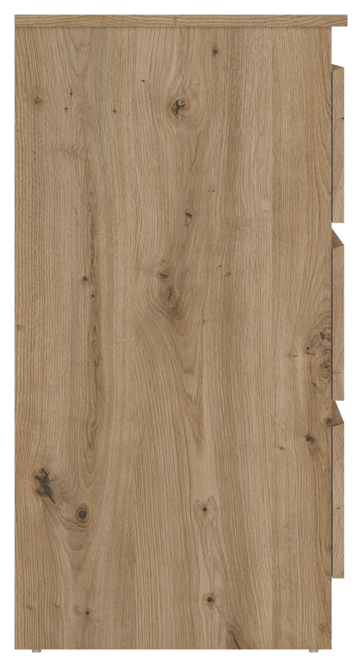 Kommode Mara Eiche Artisan Nachbildung - Eiche Artisan, KONVENTIONELL, Holz (77/80/42cm) - Mömax