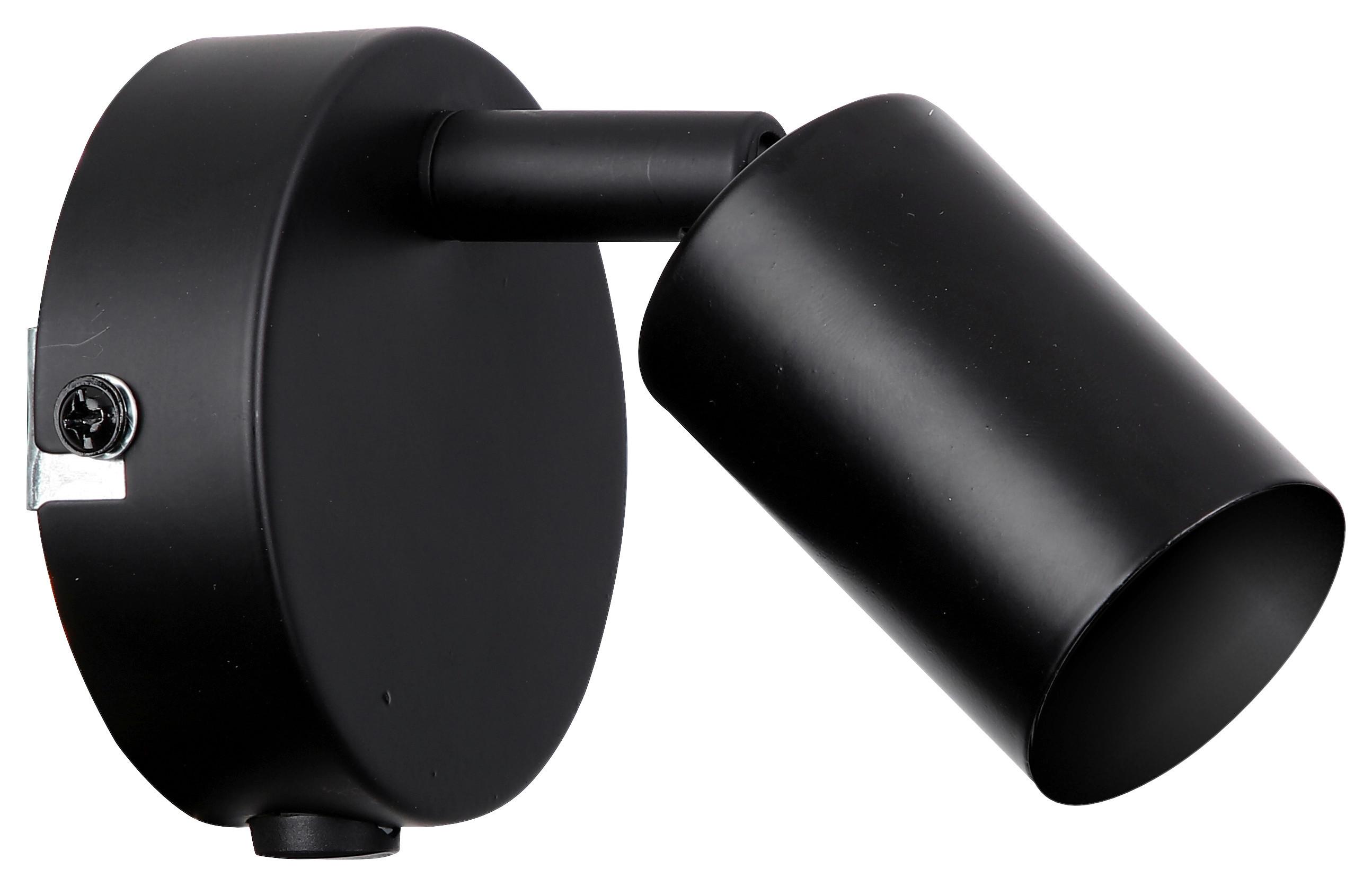 Strahler Molly in Schwarz max. 24 Watt - Schwarz, Konventionell, Metall (8/8/12,5cm) - Modern Living