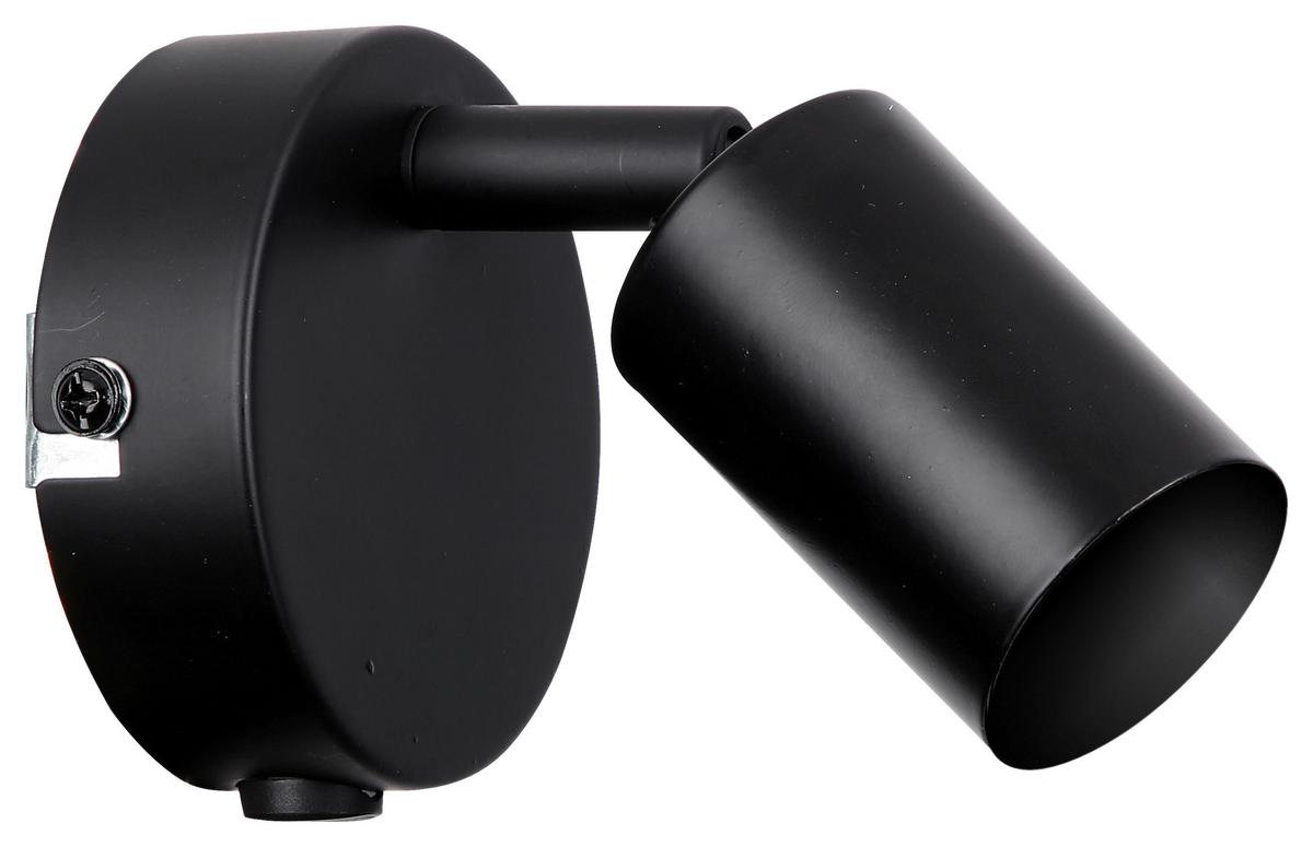 Strahler Molly in Schwarz max. 24 Watt - Schwarz, KONVENTIONELL, Metall (8/8/12,5cm) - Modern Living