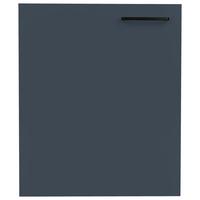 Küchenschrankfront Easytouch Blau - Blau/Schwarz, MODERN, Holzwerkstoff/Metall (60/72/1,9cm) - Nobilia
