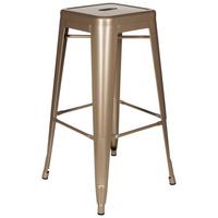 Barski Stol Vantaggio High, Barva Šampanjca - barve šampanjca, Basics, kovina (44/77/44cm) - MID.YOU