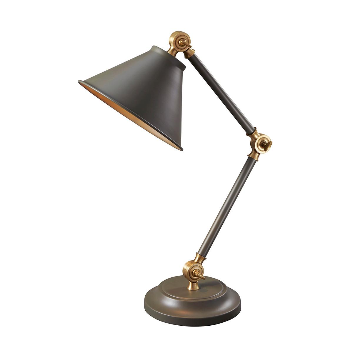 Stolna Svjetiljka Pv-Element-Gab - siva/boje mjeda, Basics, metal (21/52.3/21cm) - Elstead Lighting