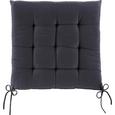 Ülőpárna Anita - sötétszürke, textil (40/40/4cm) - MÖMAX modern living