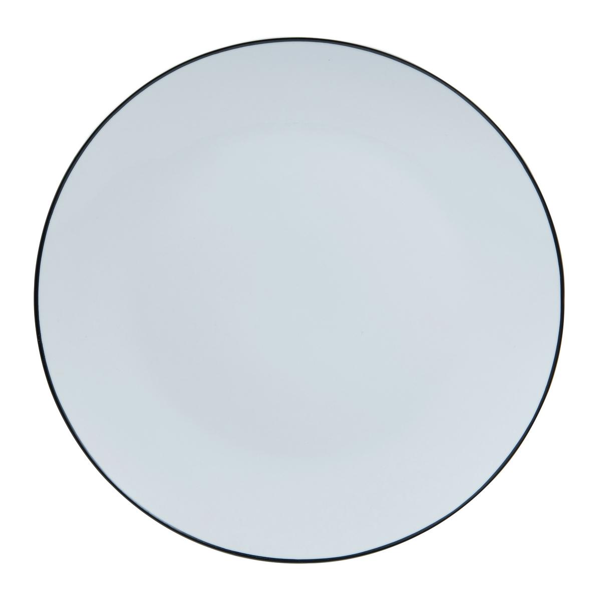 SERWIS OBIADOWO-ŚNIADANIOWY EDGE - biały, Lifestyle, ceramika (62/36/26cm)