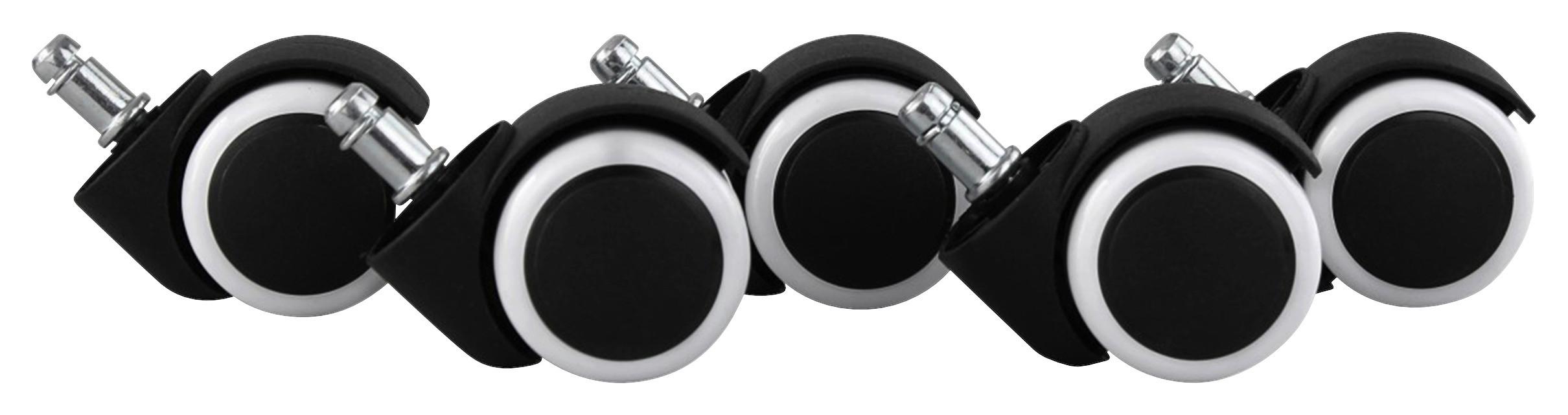 Kolesce Za Vrtljivi Stol Spm1.913 - bela, Basics, umetna masa (5cm) - MID.YOU