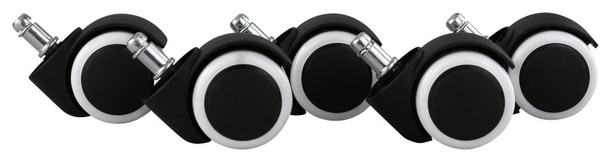 Kolesce Za Vrtljivi Stol Spm1.913 - bela, Basics, umetna masa (5cm) - MID.YOU