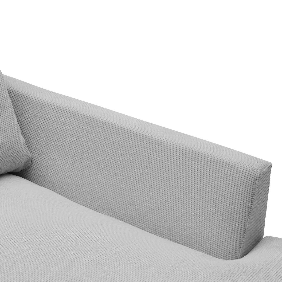 Colțar Pedro - gri deschis, Modern, textil (300/190cm) - Mömax