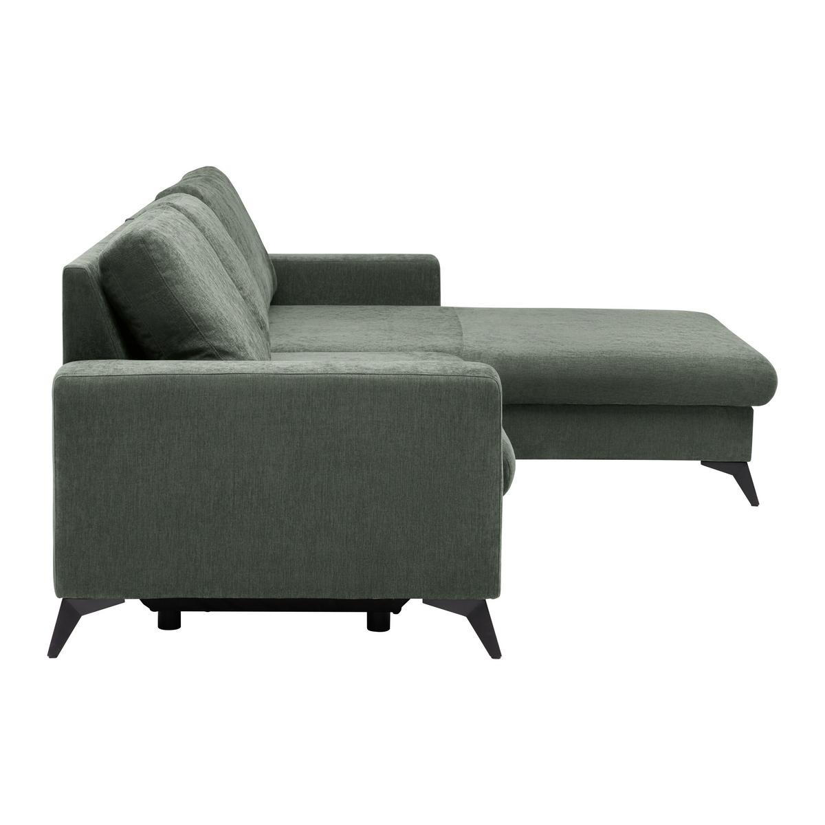 Ecksofa Sunny Graugrün - Graugrün, MODERN, Textil (290/87/178cm) - Mömax