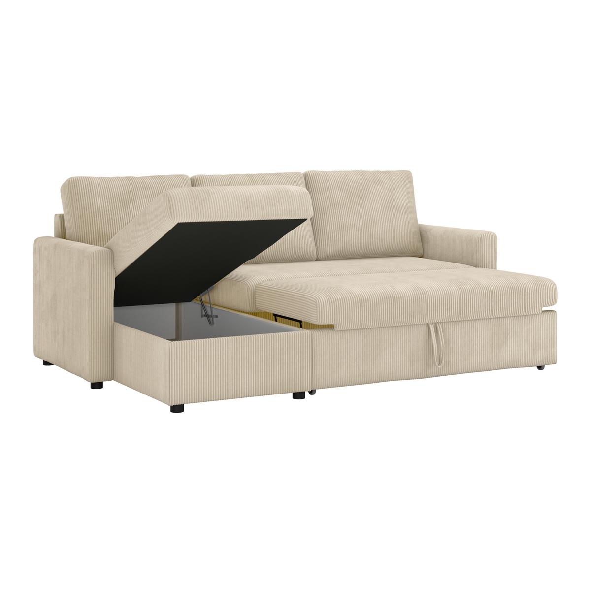 Coltar PARIS - bej, Basics, lemn/metal (215/145cm)