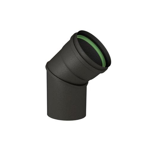Ofenrohr 3028 aus Stahl Ø ca. 8cm - Schwarz, MODERN, Metall (8cm)