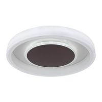 Stropna Led-svetilka Goffi, S Sijalko - bela/opal, Konvencionalno, kovina/umetna masa (50/9cm) - Globo