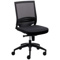 Drehstuhl My Optimax ca. 65x94-106 cm Schwarz - Schwarz, MODERN, Holz/Kunststoff (65/94-106/60cm) - MID.YOU