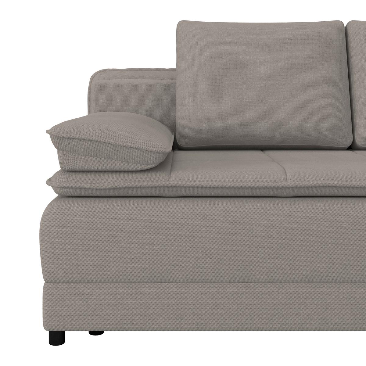 Canapea extensibila ALICE - taupe, Modern, textil (202/73-92/105cm) - Modern Living