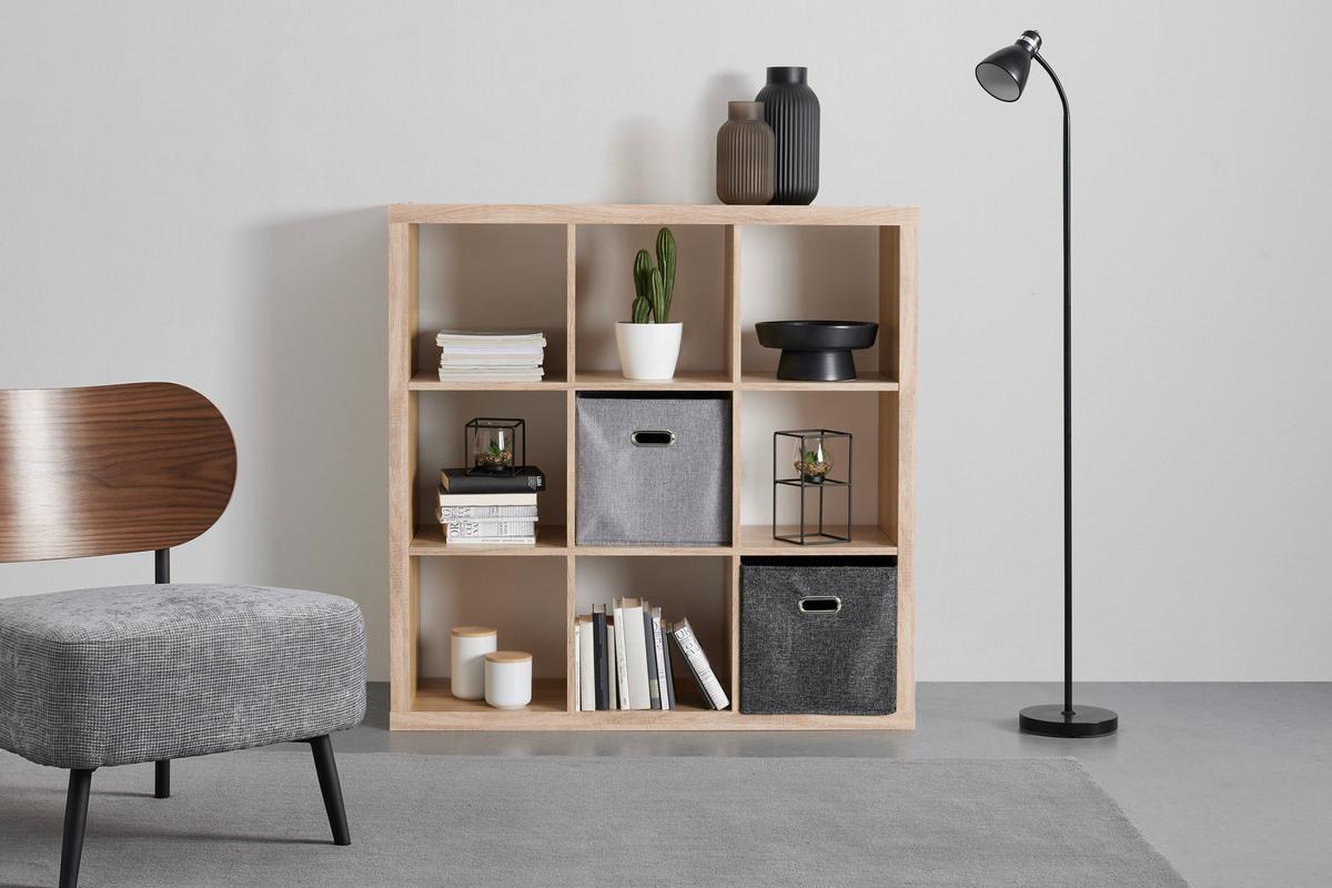 Predelna Stena Style - hrast sonoma, Moderno, leseni material (112/112/38cm) - Mömax
