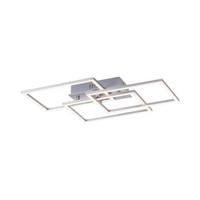 LED-Deckenleuchte Iven max. 31 Watt - Alufarben, Design, Kunststoff/Metall (54/33,5/7,5cm)