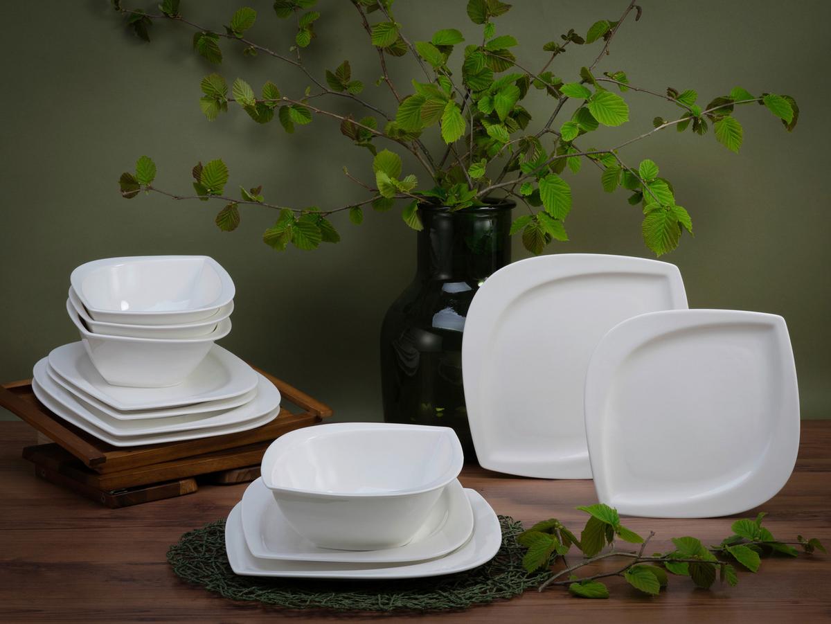 Jedilni Servis Melbourne Creme, 12-Delni - krem barve, Basics, keramika - Creatable