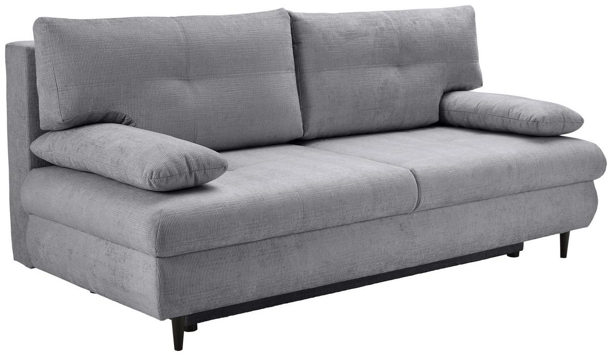 Trosjed Na Razvlačenje Virgo - tamno siva/crna, Konvencionalno, tekstil/drvo (212/97/105cm) - Modern Living