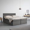 BOXSÄNG ROSA - grå/svart, Modern, trämaterial/trä (180/200cm) - Bessagi Home