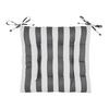SITTKUDDE AMORE STREIF - vit/grå, textil (45/45cm) - Mömax