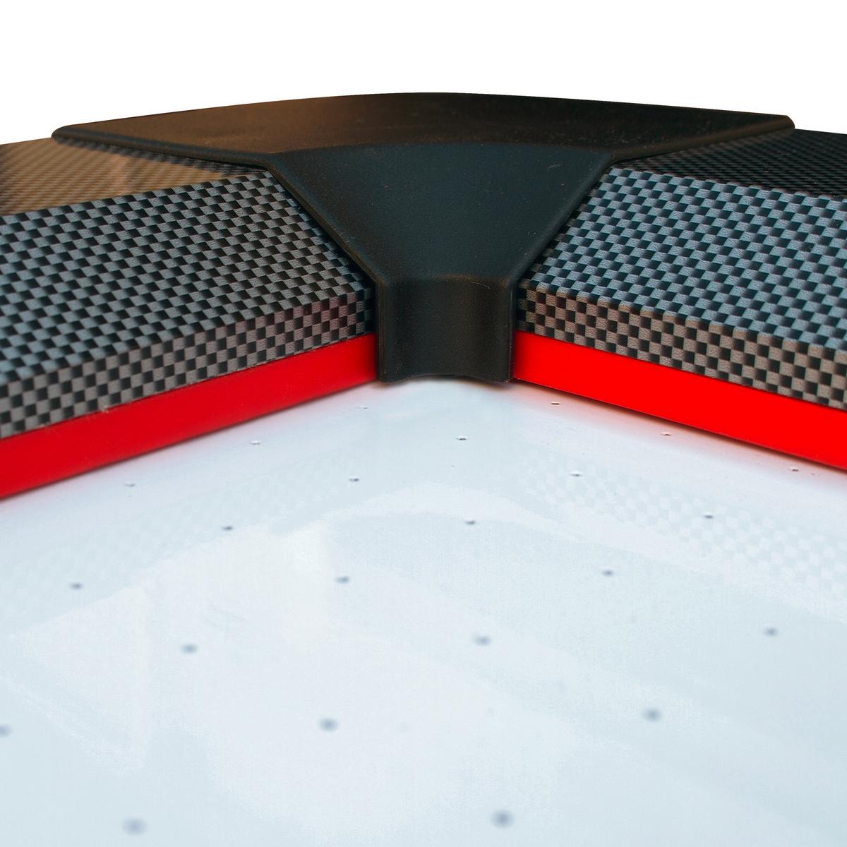 Airhockeytisch Hattrick Hero - Rot/Schwarz, Basics, Holz (97/81/183cm) - Ambia Garden