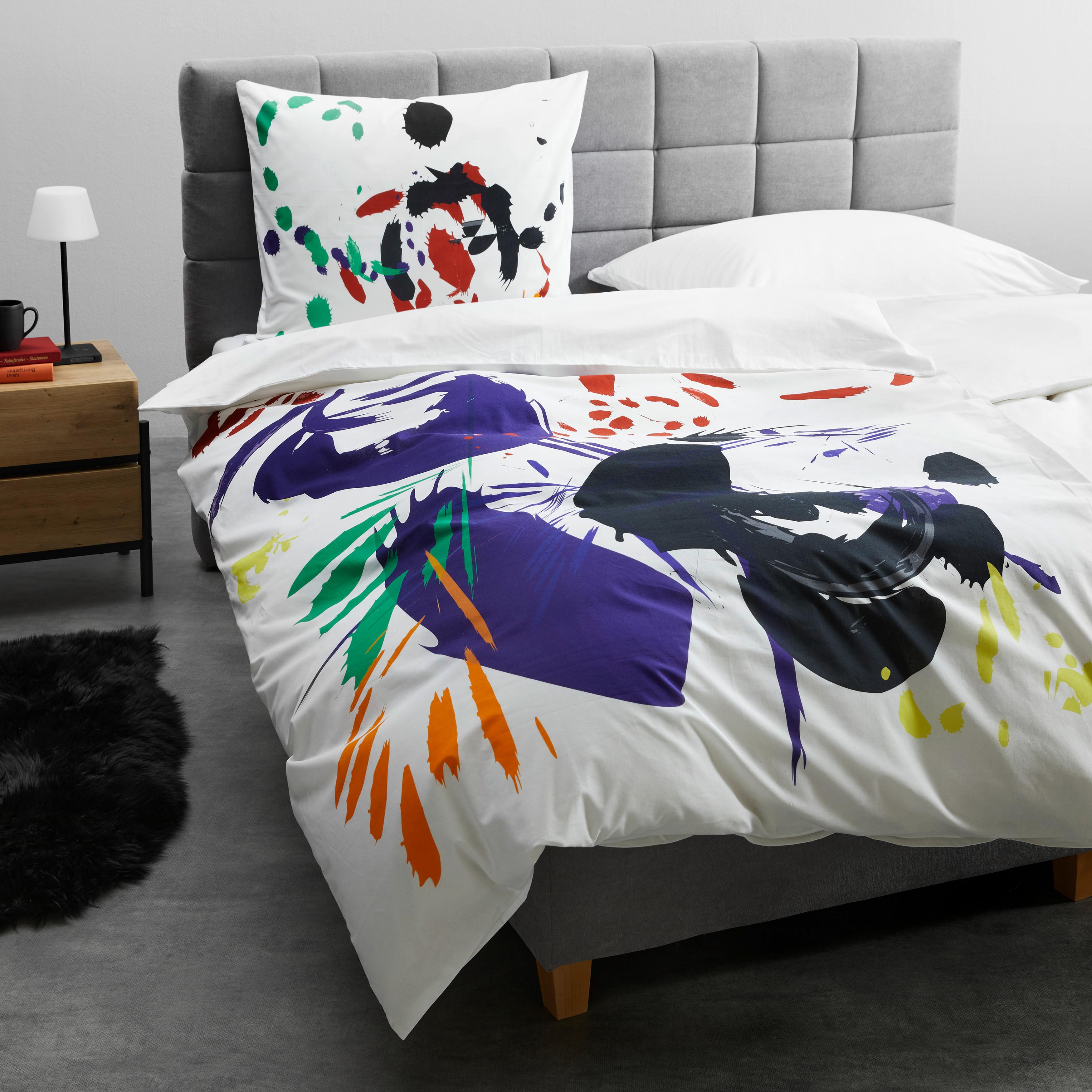 Wendebettwäsche Lenja in Multicolor ca. 140x200cm - Multicolor, KONVENTIONELL, Textil (140/200cm) - Bessagi Home