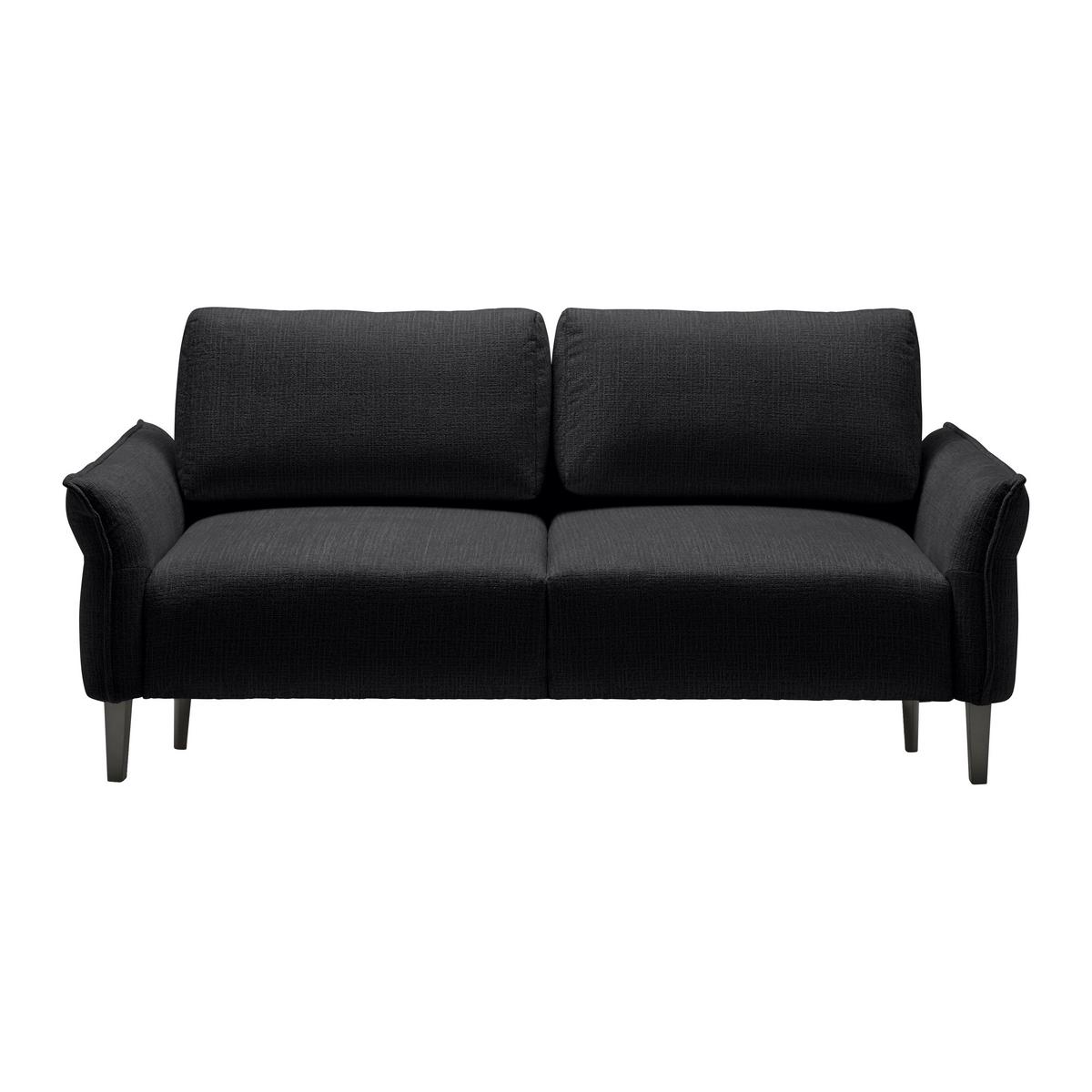 CANAPEA CU 3 LOCURI CUSTOM - crem/negru, Modern, textil (183/85/92cm) - Mömax