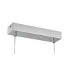LED-HÄNGLAMPA MODERNI - pärlemor/kromfärg, Modern, metall/glas (75/15/120cm) - Mömax