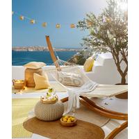 HAMAK CIARA - beżowy/brązowy, Lifestyle, drewno/tkanina (320/120/120cm) - Ambia Garden