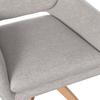 STOL MED ARMSTÖD ADRIEN - greige/naturfärgad, Modern, metall/trä (60/88/65cm) - Bessagi Home