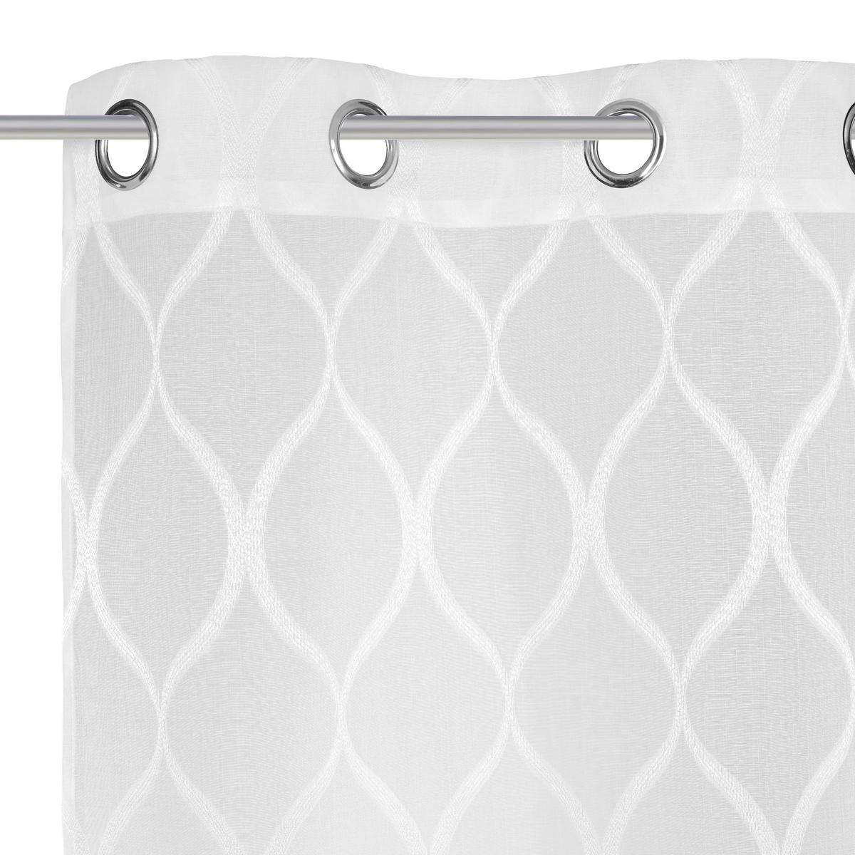 ZASŁONA NA PRZELOTKACH GAMMA - biały, Design, tkanina (140/245cm) - Esposa