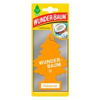 Autóillatosító Wunderbaum Kókusz - sárga, papír (7/19/0.3cm)