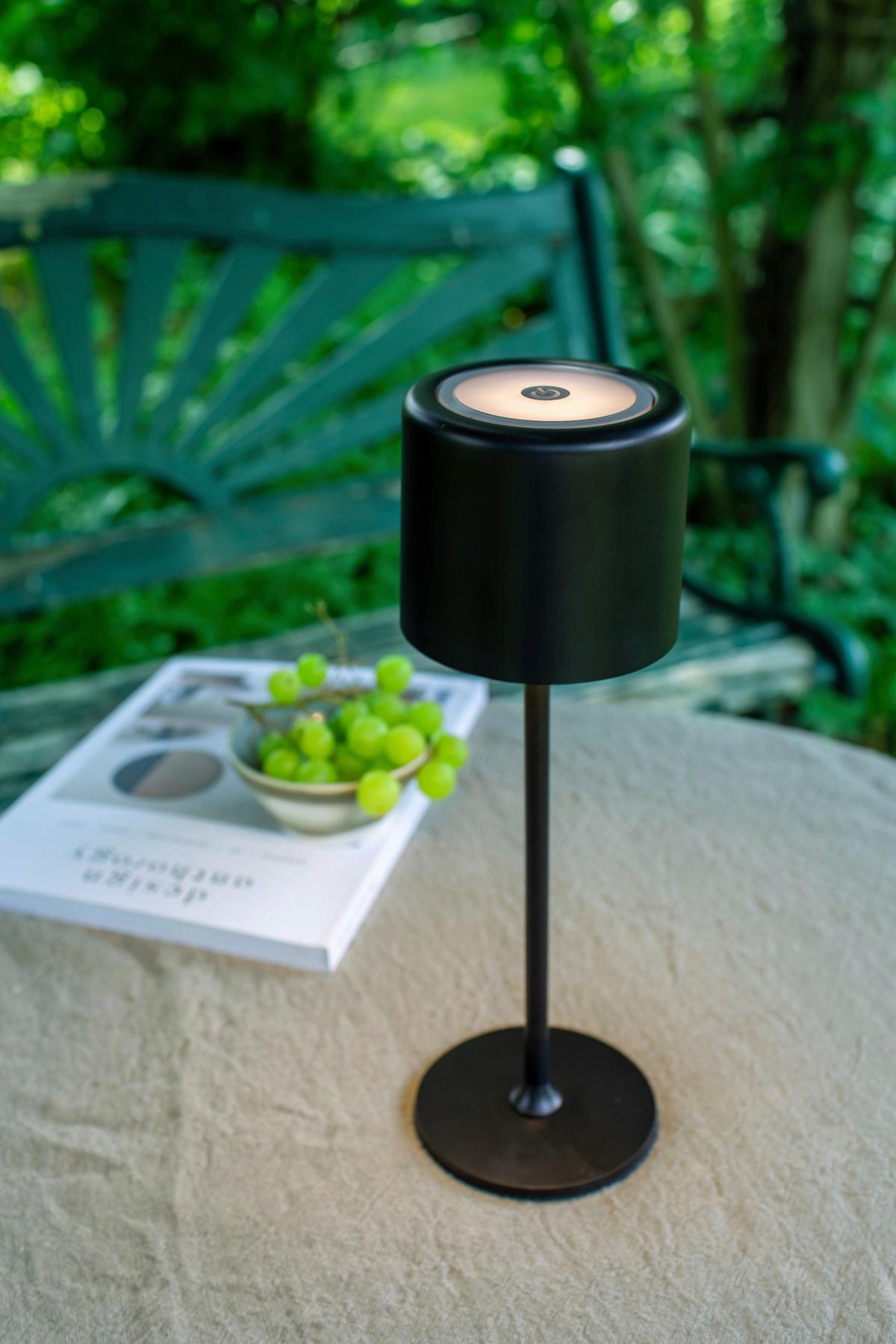 LED-Tischleuchte Filo max. 2 Watt dimmbar - Schwarz, Basics (9,6/9,9/30cm) - Markslöjd