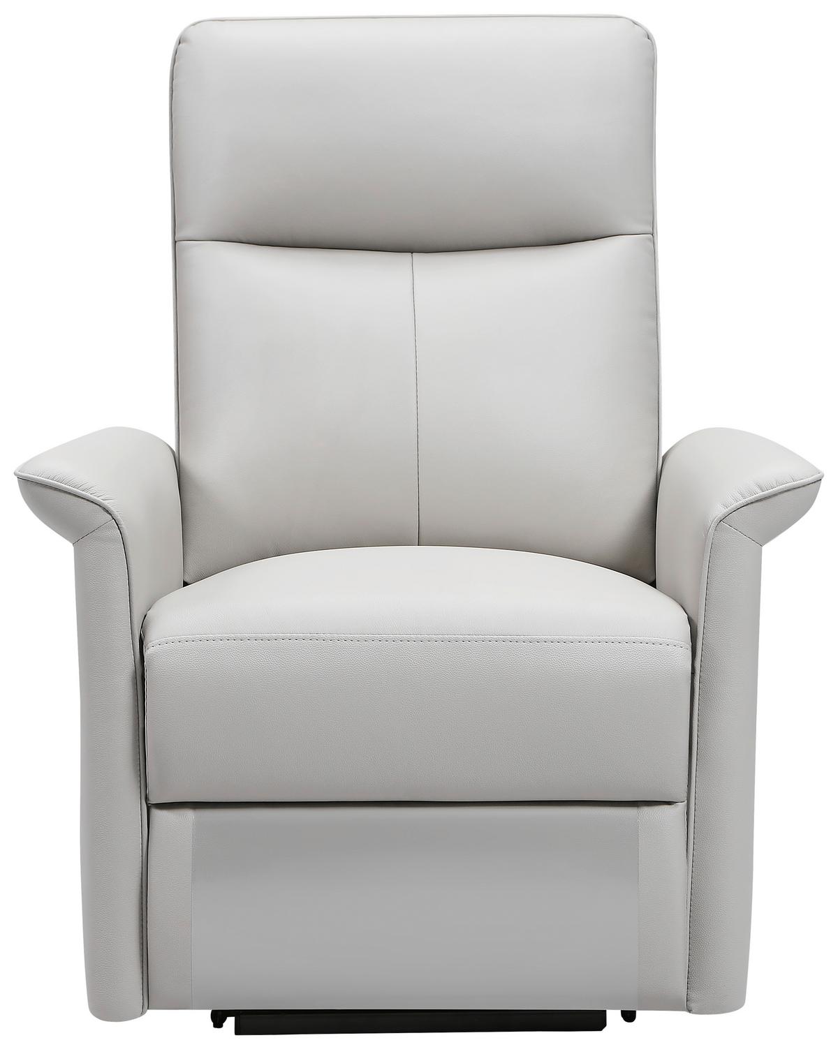 Relaxsessel Carlo Beige - Beige/Schwarz, KONVENTIONELL, Leder/Holz (77/103/84cm) - Mömax