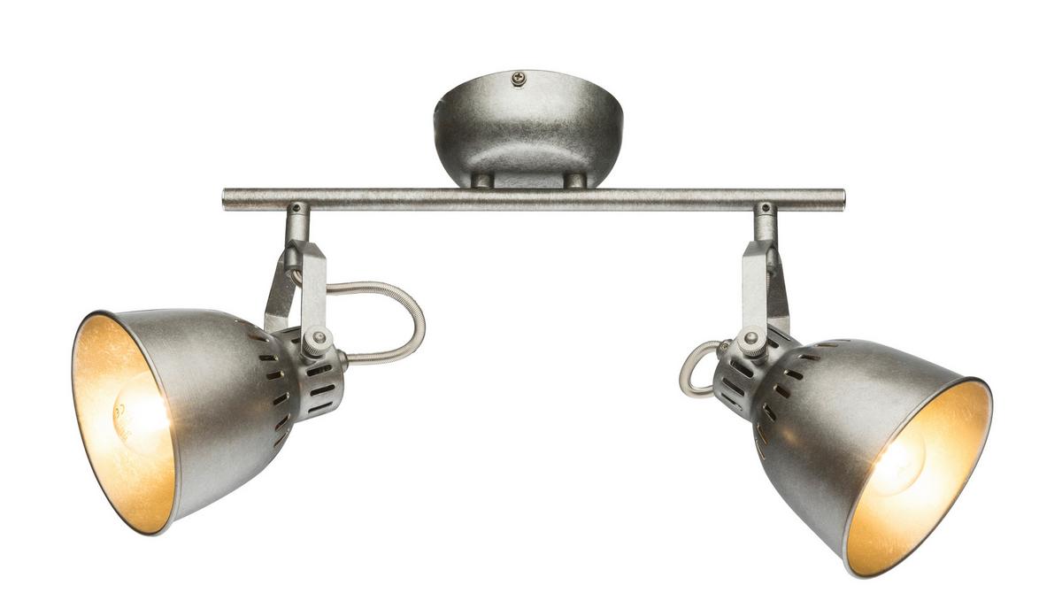 Strahler Hernan max. 40 Watt - Silberfarben, Basics, Metall (33/11,5/21,2cm) - Globo