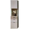 Vitrine Memphis Eichefarben/Kaschmir - Kaschmir/Eichefarben, MODERN, Holzwerkstoff/Metall (45/200/36cm) - Premium Living