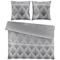 Bettwäsche Domps XXL Grau ca. 200x200cm - Grau, MODERN, Textil (200/200cm) - Modern Living