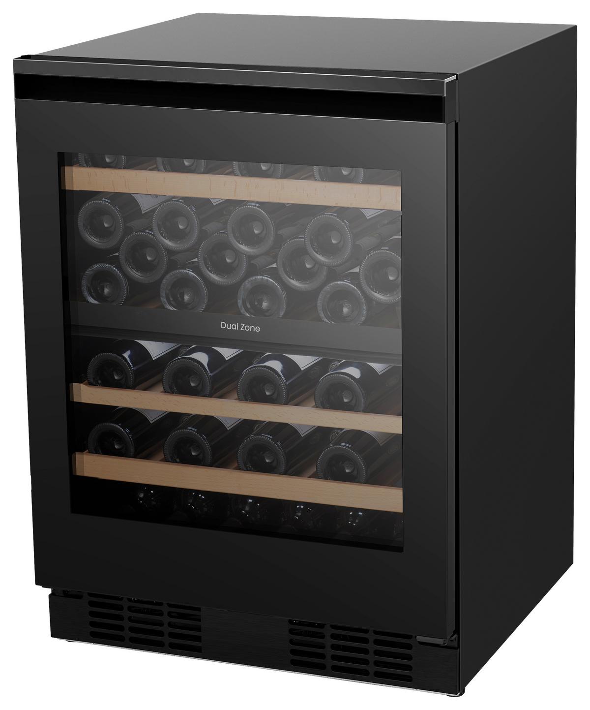 Weinkühlschrank RW3N122GALF Schwarz - Schwarz, Glas/Holz (59,5/93,8/57,5cm) - Gorenje
