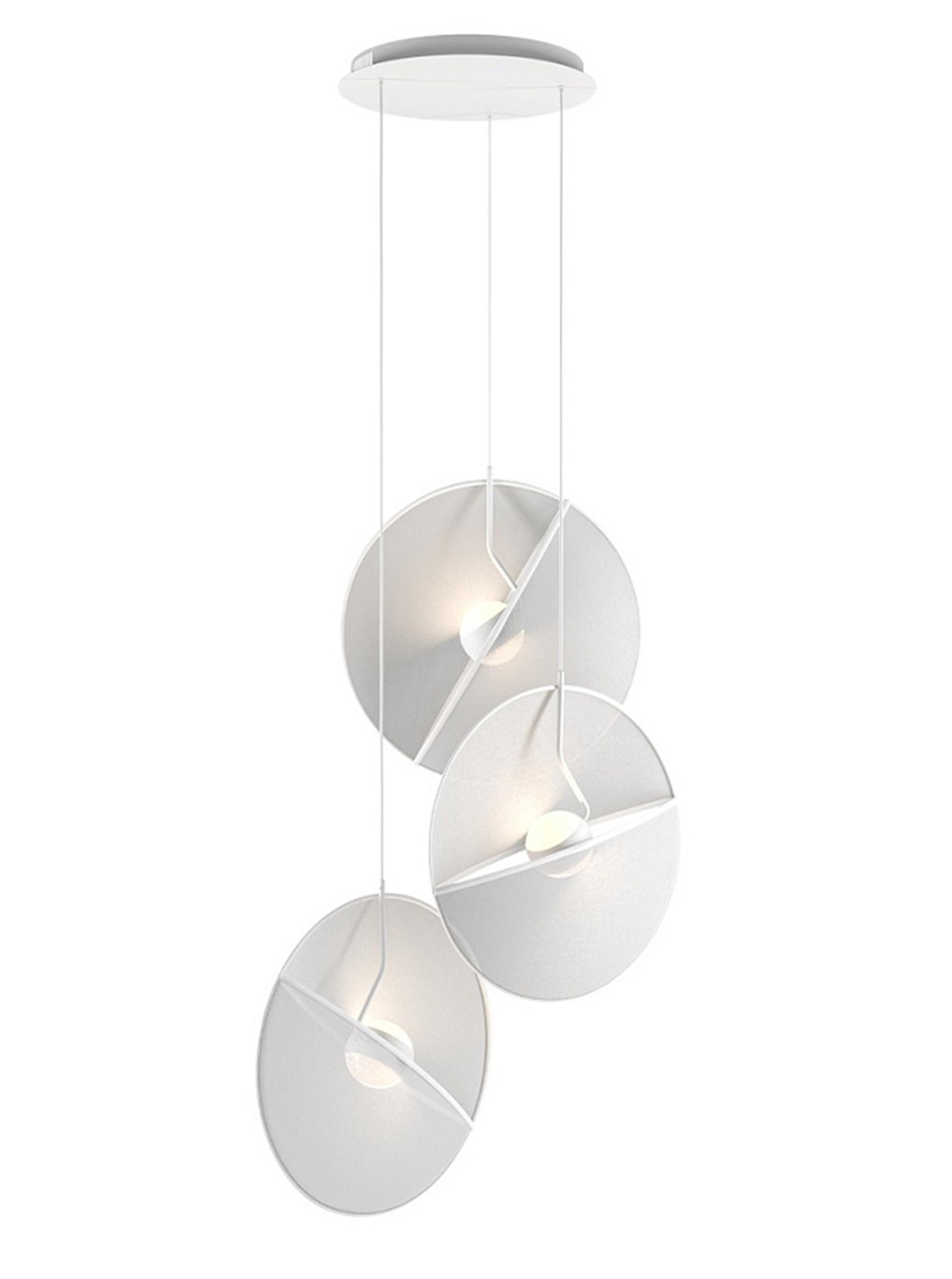 PENDELLEUCHTE REFLEX - Weiss, Trend, Kunststoff/Textil (73/30/260cm) - MAYTONI