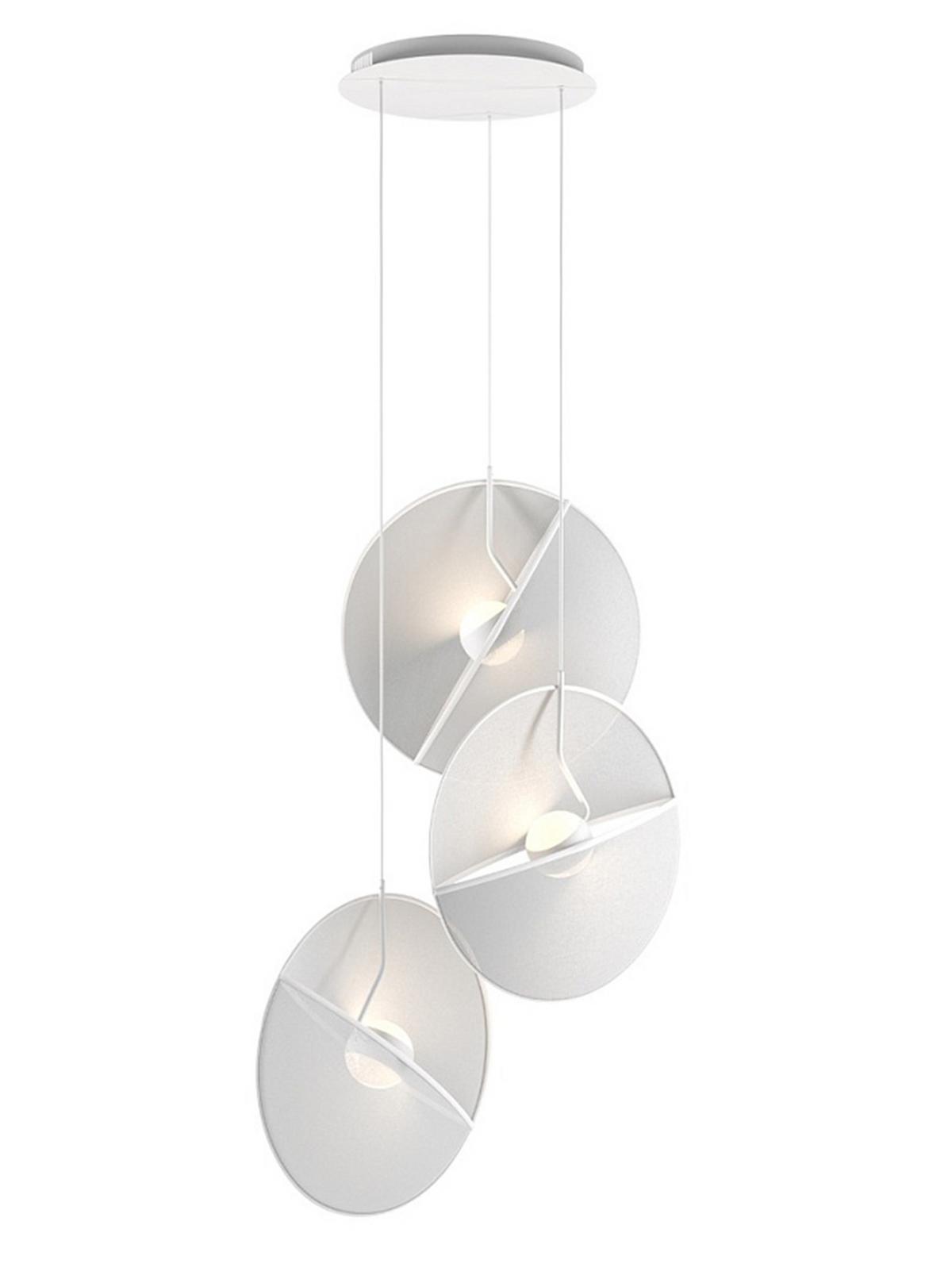PENDELLEUCHTE REFLEX - Weiss, Trend, Kunststoff/Textil (73/30/260cm) - MAYTONI